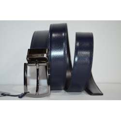 Miguel Bellido: Cinturón reversible negro/azul