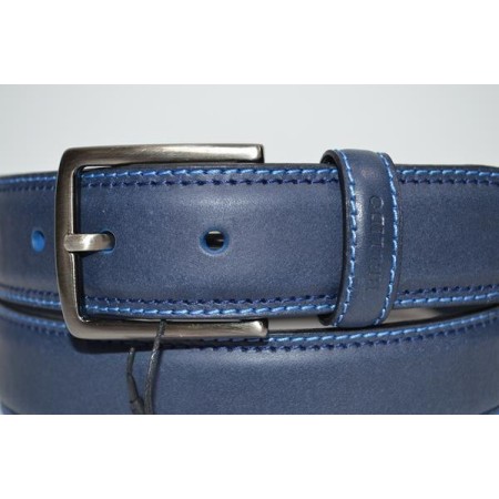 Miguel Bellido: Cinturón de 35 mm. azul