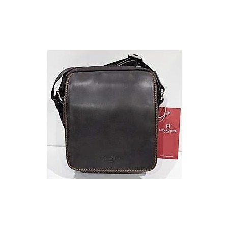 HEXÁGONA: bolso de caballero 18 cm. 