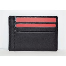 HEXÁGONA: Tarjetero de piel.