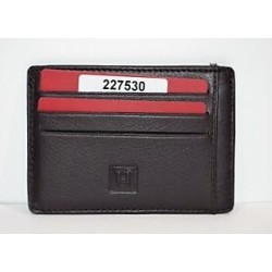 HEXÁGONA: Tarjetero de piel.