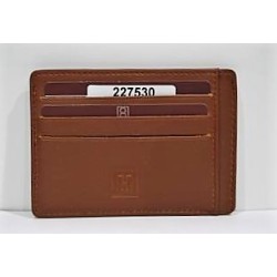 HEXÁGONA: Tarjetero de piel.