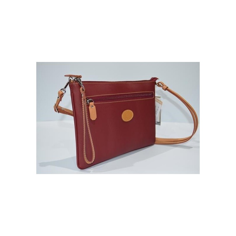 Bolso bandolera de lona y piel de El Potro de la colección