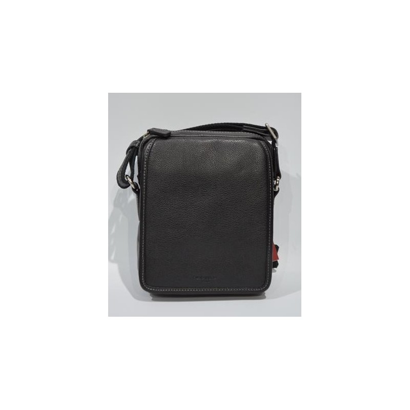 HEXAGONA: Bolso de caballero 21 cm. de piel 