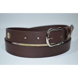 EL CABALLO: CINTURON MUJER 102776/25 MM. MARRON