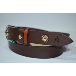 EL CABALLO: CINTURON MUJER 102776/25 MM. MARRON