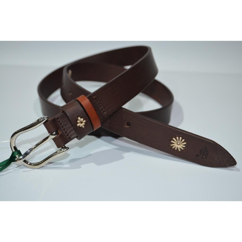 EL CABALLO: CINTURON MUJER 102776/25 MM. MARRON