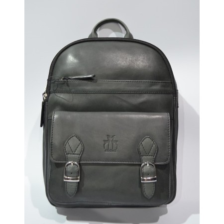 ROSME: MOCHILA DE HOMBRE CUERO ENVEJECIDO 102872-NEGRO