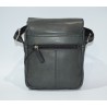 ROSME: BOLSO DE HOMBRE EN PIEL ENVEJECIDA  18 CM. 102861-NEGRO