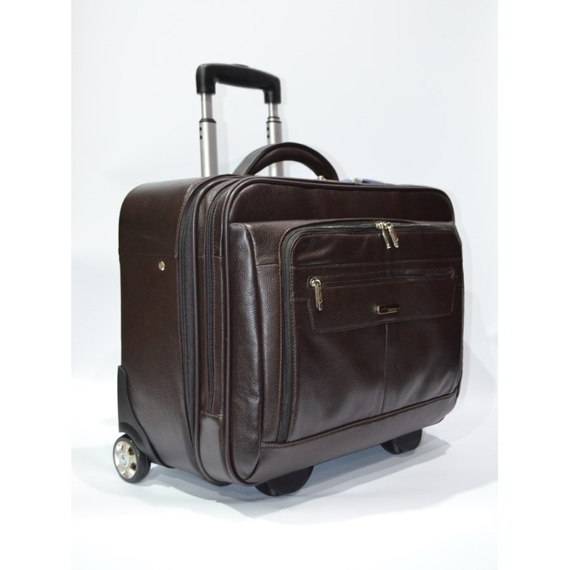 MIGUEL BELLIDO: PILOTO DE PIEL PORTAORDENADOR 8955-MARRON