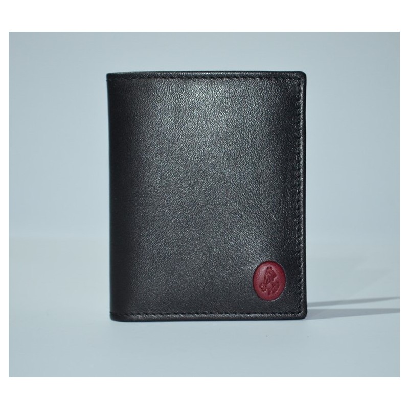 EL POTRO: CARTERA CON MONEDERO  PIEL 604-TRIBECA-NEGRO