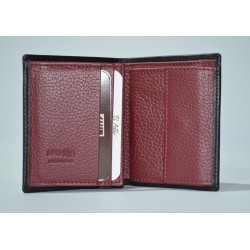 EL POTRO: CARTERA CON MONEDERO  PIEL 604-TRIBECA-NEGRO