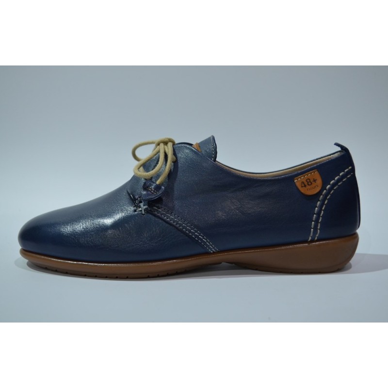 Zapato de señora de piel fabricado en españa, forro y planta de