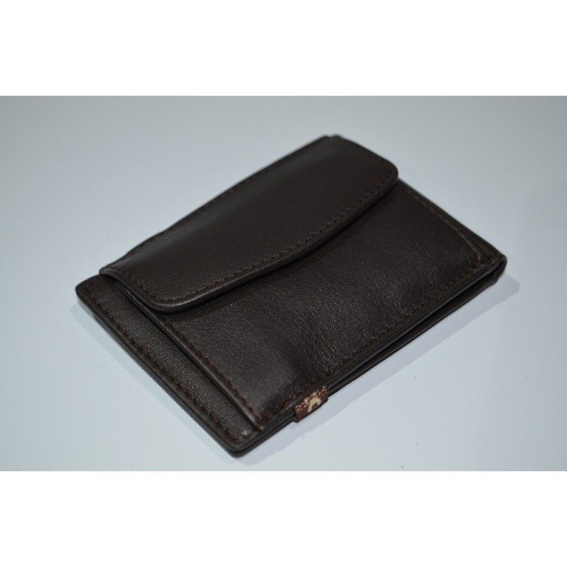 Mini Cartera Pequeña Cartera Piel Con Monedero Hombre Cartera