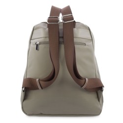 EL POTRO: MOCHILA UNISEX DE LONA/PIEL 3711-PARIS-TAUPE