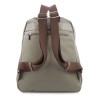 EL POTRO: MOCHILA UNISEX DE LONA/PIEL 3711-PARIS-TAUPE