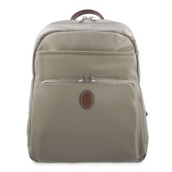 EL POTRO: MOCHILA UNISEX DE LONA/PIEL 3711-PARIS-TAUPE