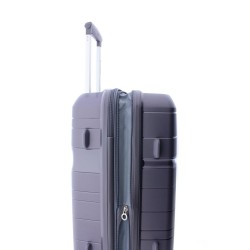 GLADIATOR: MALETA MEDIANA BOXING-GRIS-METALIZADO