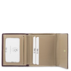 El Potro: Cartera pequeña mujer piel 1522-OASIS-BURDEOS