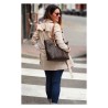 El Potro: Bolso 1425 Potro-Chess-Beige