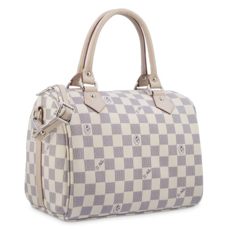 EL POTRO: BOLSO BOWLING 1823-CHESS-BEIGE