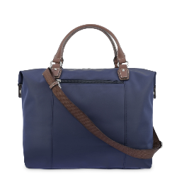 EL POTRO: BOLSO MUJER DE LONA/PIEL 3705-PARIS-AZUL