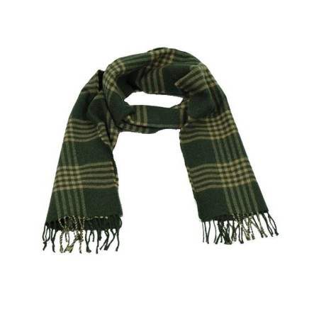 Bufanda de Grazalema cuadros verde