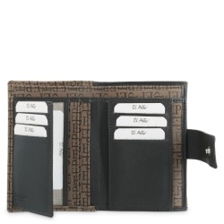 El Potro: Cartera mujer de lona y piel 1730-Insignia-MOCA