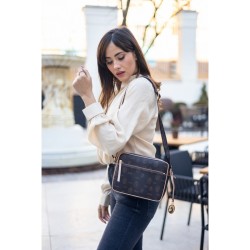 El Potro: Bolso mujer 2269-VINTAGE-NEGRO