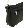 HEXÁGONA: Bolso mujer de piel pequeño 462348-NEGRO