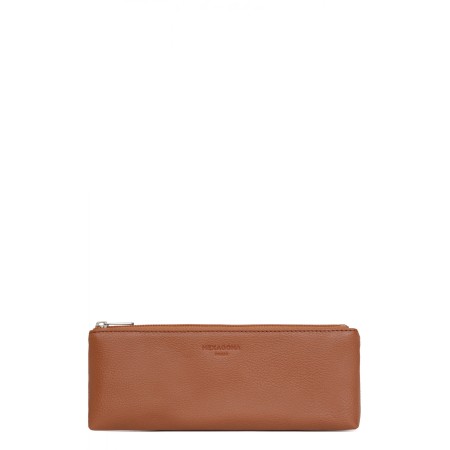 HEXÁGONA: Bolsa portalápices de piel de 18 cm. 467250