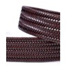 Miguel Bellido: Cinturón trenzado elástico piel  sport 35 mm. 397-35-marrón