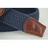 Miguel Bellido: Cinturón elástico trenzado de algodón 35 mm. 392-35-azul