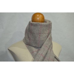 Bufanda de Grazalema Principe de Gales/rojo