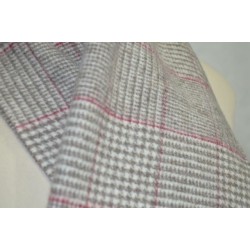 Bufanda de Grazalema Principe de Gales/rojo