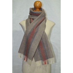 Bufanda de Grazalema rayas/marron