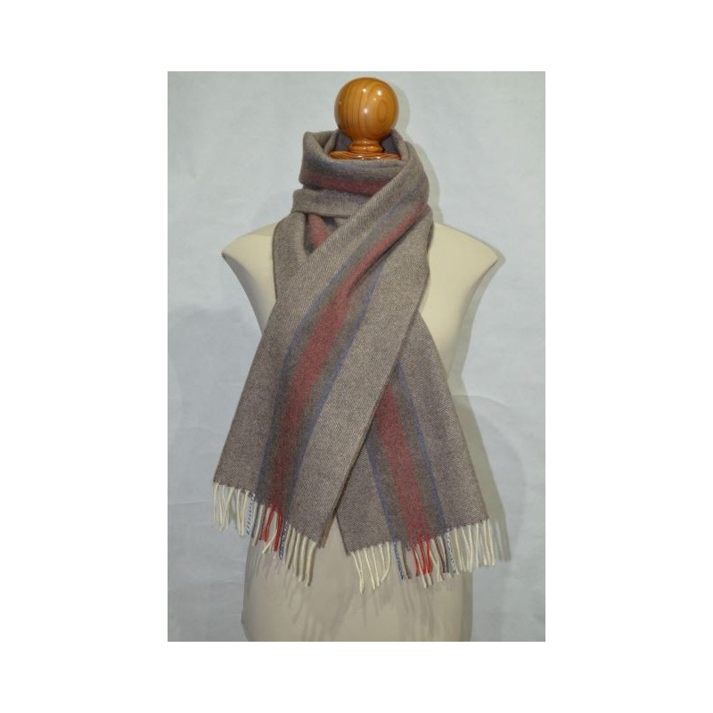 Bufanda de Grazalema rayas/marron