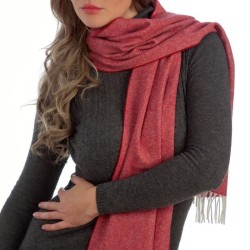 Bufanda de Grazalema 25-espiga burdeos