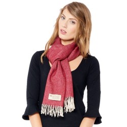 Bufanda de Grazalema 25-espiga burdeos