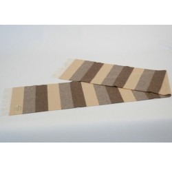 Bufanda de Grazalema de puna lana 100% de oveja merina 51-TIERRA