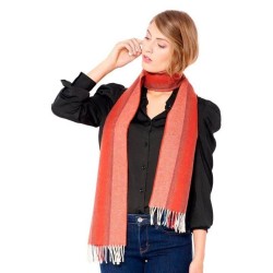 Bufanda de Grazalema rayas/caldera