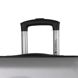 GABOL: MALETA MEDIANA DE ABS 4R JET-PLATA