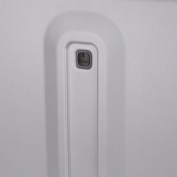 GABOL: MALETA MEDIANA DE ABS 4R JET-PLATA