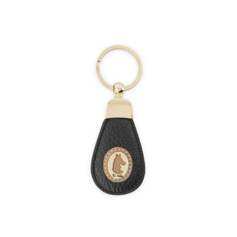 EL POTRO: LLAVERO DE ARGOLLA  EN PIEL VACUNO 1527-OASIS