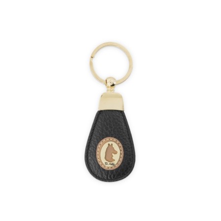 EL POTRO: LLAVERO DE ARGOLLA  EN PIEL VACUNO 1527-OASIS