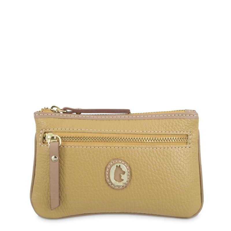 EL POTRO: MONEDERO LLAVERO MUJER EN PIEL VACUNO 1523-OASIS