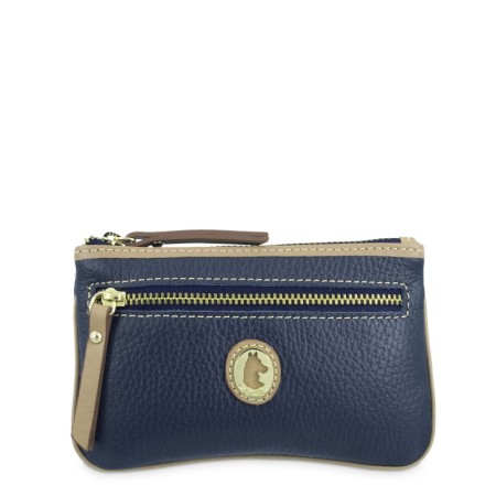 EL POTRO: MONEDERO LLAVERO MUJER EN PIEL VACUNO 1523-OASIS