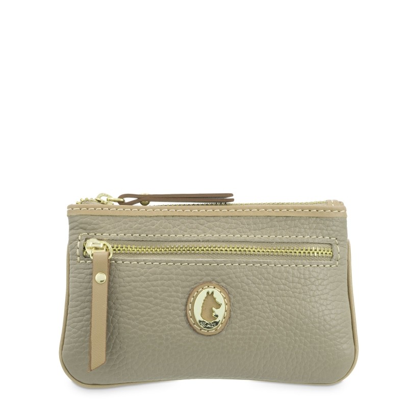 EL POTRO: MONEDERO LLAVERO MUJER EN PIEL VACUNO 1523-OASIS