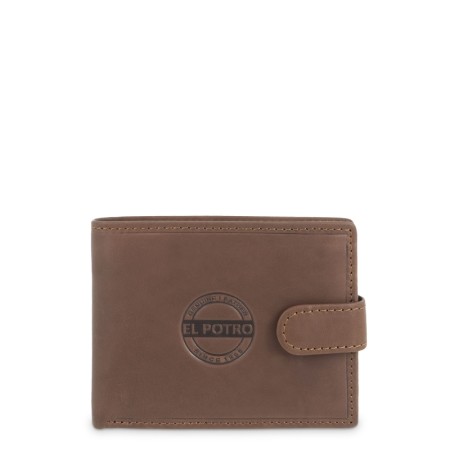 EL POTRO: CARTERA AMERICANA CON MONEDERO EN PIEL VACUNO 4606-LEGÍTIMO