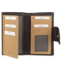 EL POTRO: CARTERA MUJER MEDIANA PIEL 1063-MATE